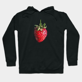 Watercolor Strawberry Hoodie